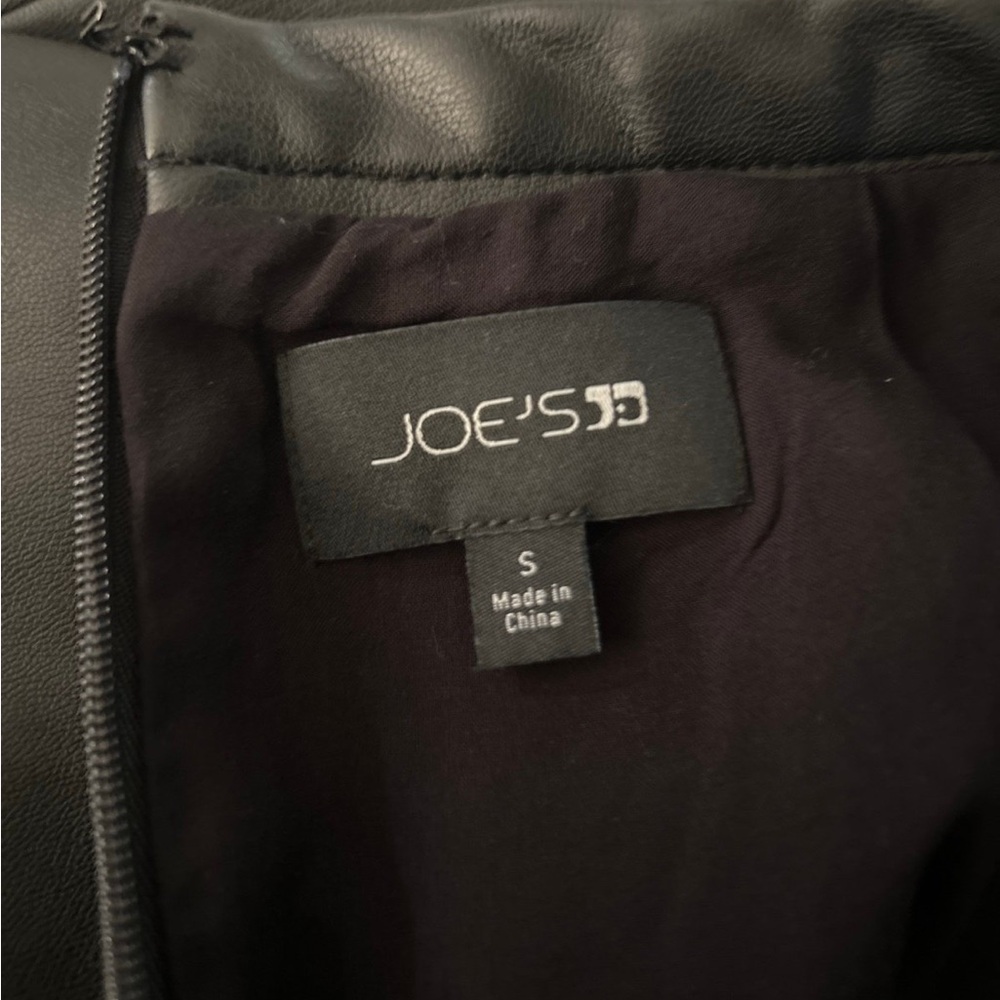 Joe’s black leather skirt size Small - Picture 5 of 6
